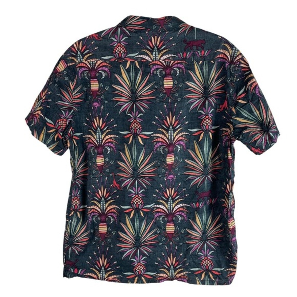Billabong Mens Hawaiian Shirt Medium Colorful Lightweight Cotton S/S Button Up - Picture 3 of 6